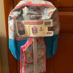 5 piece book bag set